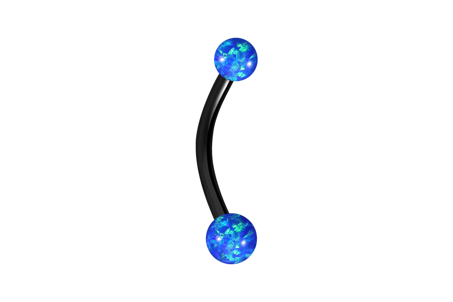 Titan Mini Bananabell Piercing SYNTHETISCHE OPALE